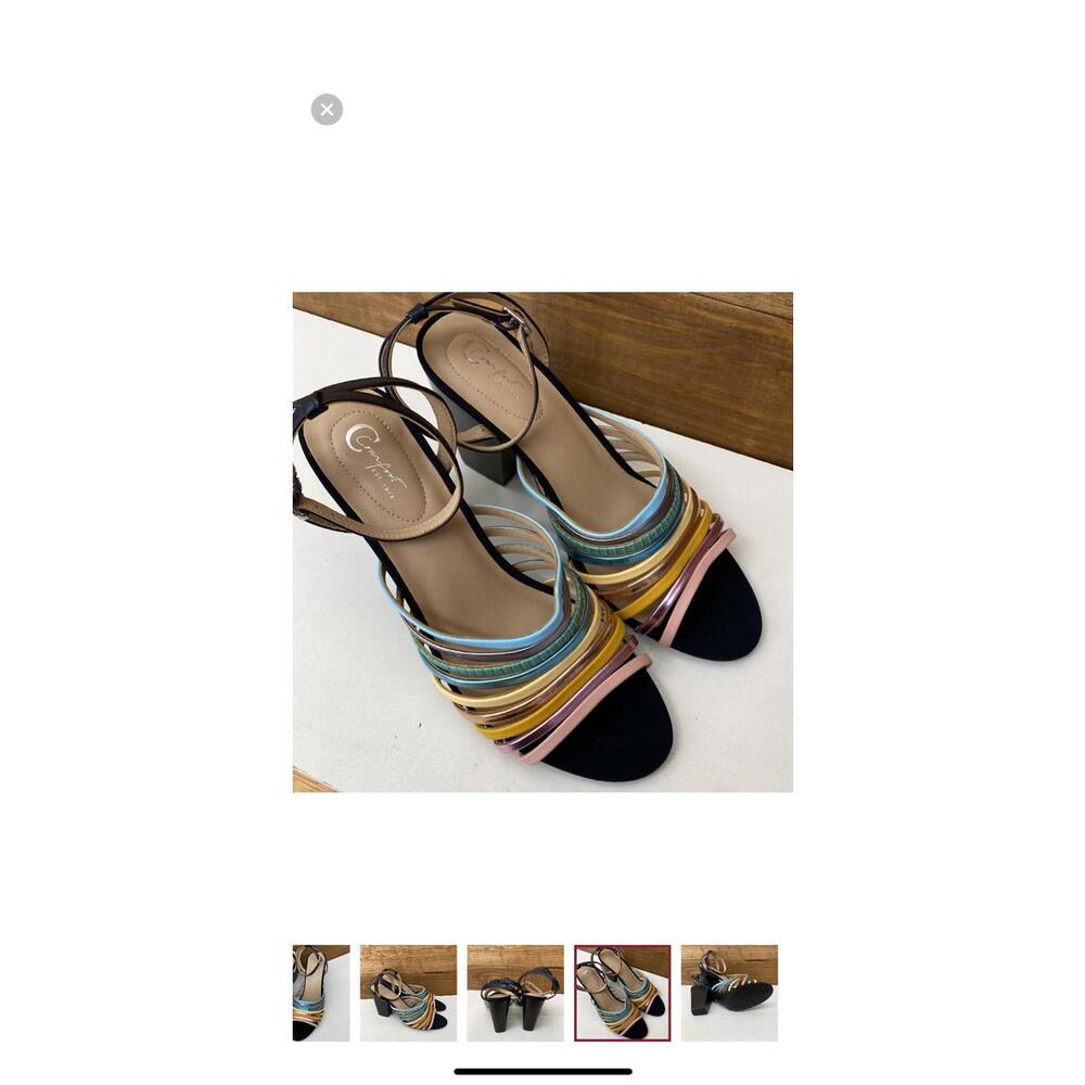 Colorful Cato Strappy Heels - Chic & Stylish!
